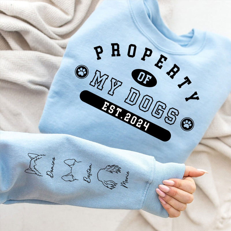 Property Of Dogs - Personalized Custom Sweatshirt