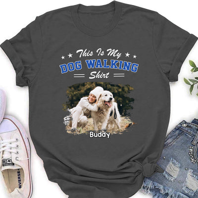 Dog Walking - Personalized Custom Women's T-shirt