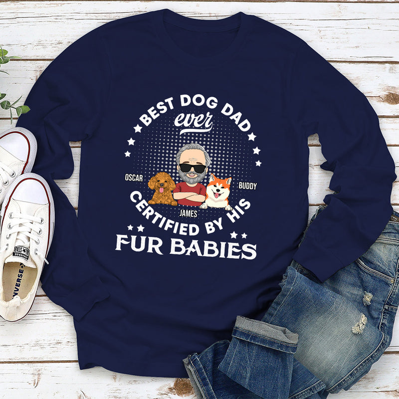 Certified By Fur Baby - Personalized Custom Long Sleeve T-shirt