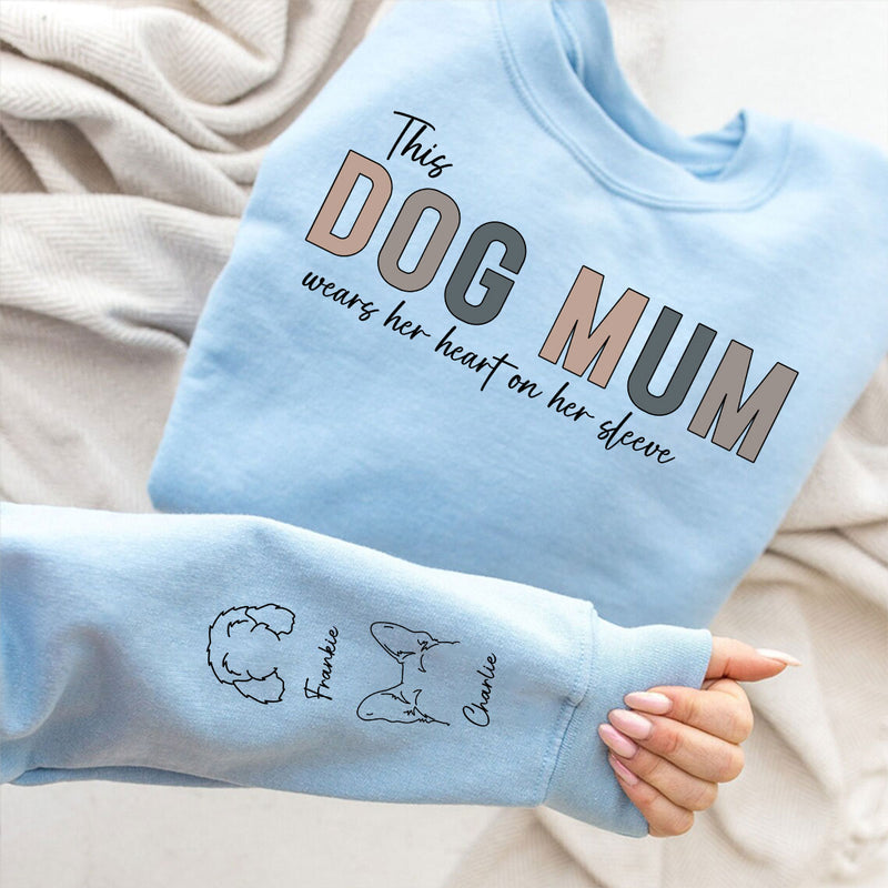 This Dog Mom - Personalized Custom Sweatshirt