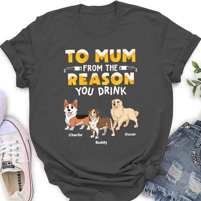 From Reason You Drink - Personalized Custom Women's T-shirt