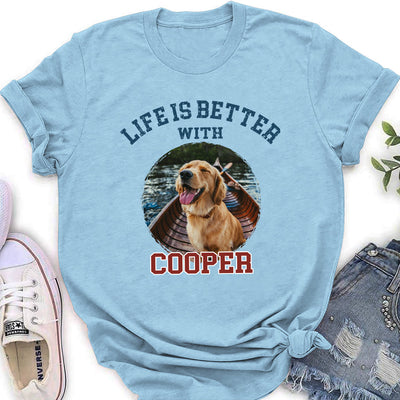 Retro Life Is Better - Personalized Custom Women's T-shirt