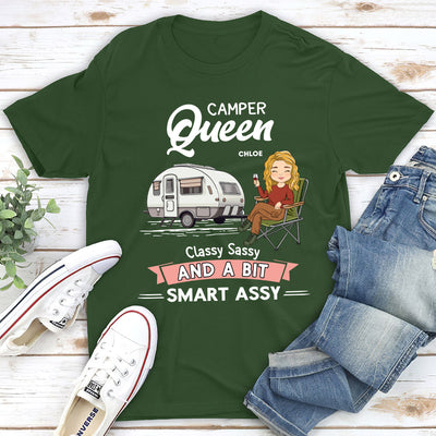 Camper Queen - Personalized Custom Unisex T-shirt