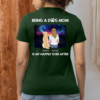 Happy Mom Together - Personalized Custom Women's T-shirt