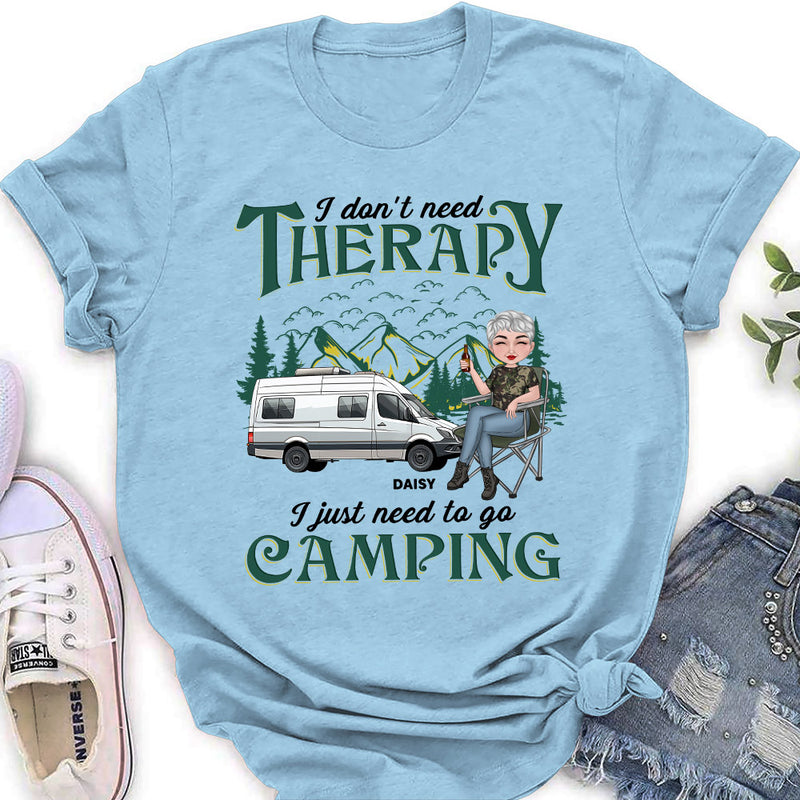 Therapy Camping - Personalized Custom Women&