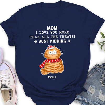 All The Treats For Cat - Personalized Custom Women's T-shirt