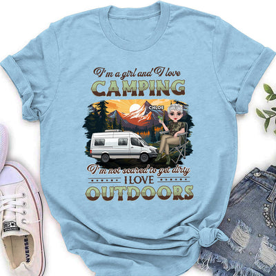 Camping Lover - Personalized Custom Women's T-shirt