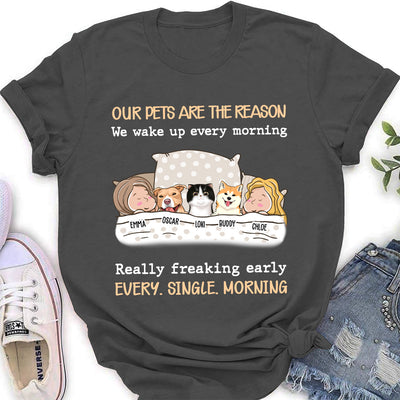 My Pet Reason Couple - Personalized Custom Women's T-shirt