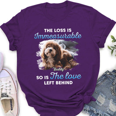 The Loss Is Immeasurable - Personalized Custom Women's T-shirt