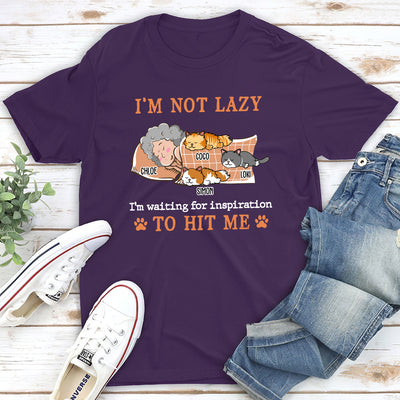 I'm Not Lazy - Personalized Custom Unisex T-shirt