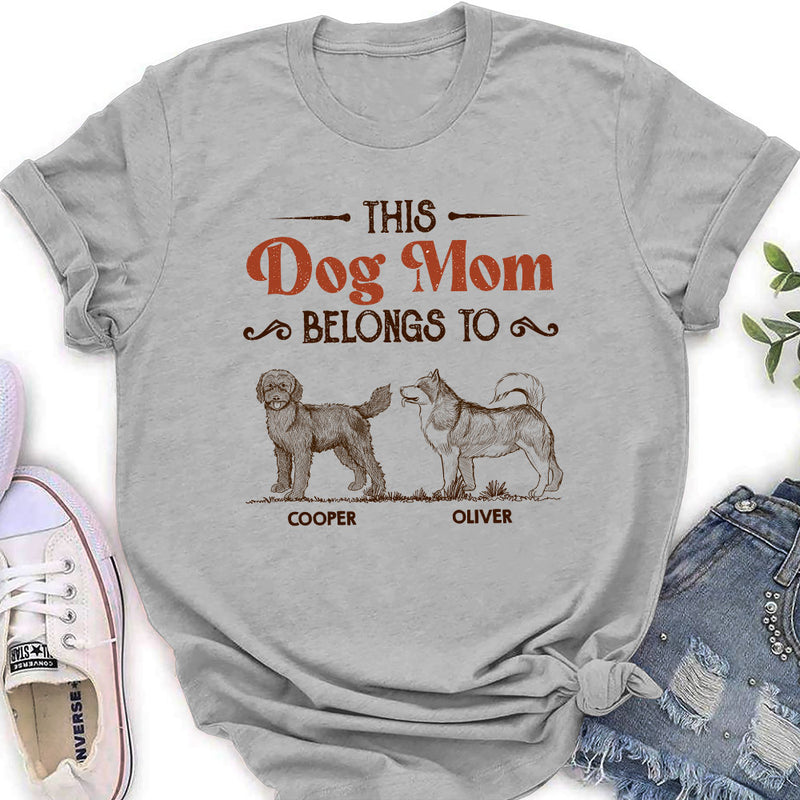 Mom Dad Belong To - Personalized Custom Women&