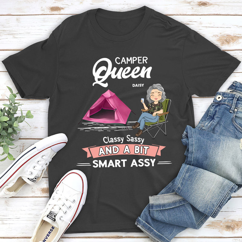 Camper Queen - Personalized Custom Unisex T-shirt