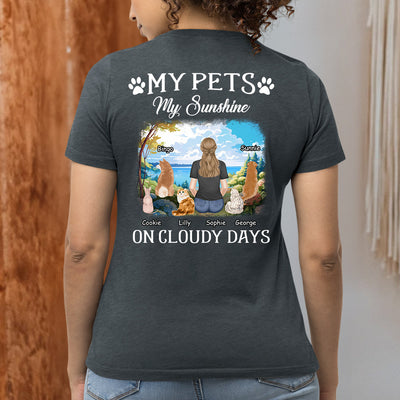 My Pet Sunshine - Personalized Custom Women's T-shirt