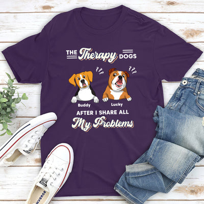 The Therapy Dog - Personalized Custom Unisex T-shirt