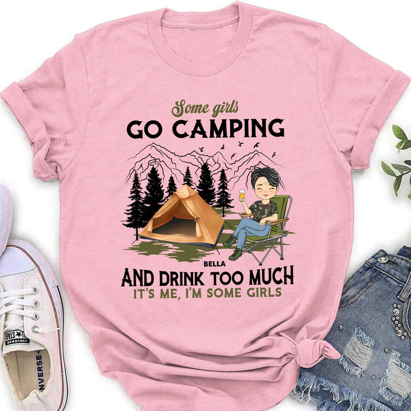 Camping And Drink 2 - Personalized Custom Women&