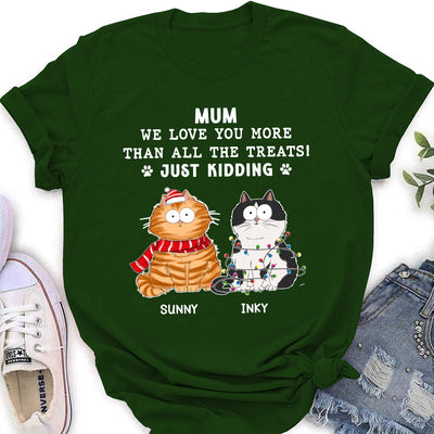 All The Treats For Cat - Personalized Custom Women's T-shirt