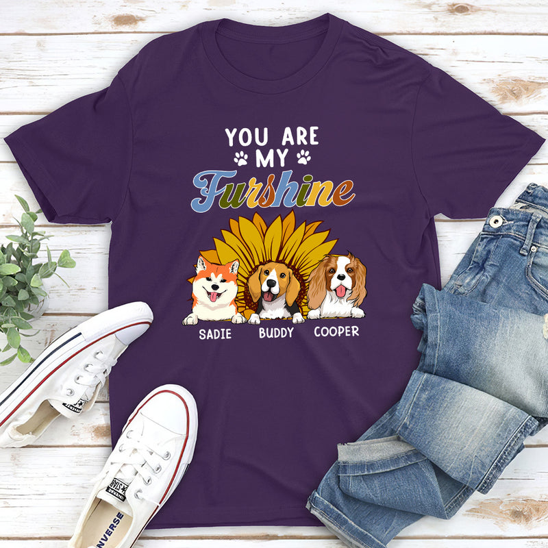 My Furshine Is My Dog - Personalized Custom Unisex T-shirt