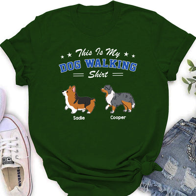 Dog Walking - Personalized Custom Women's T-shirt