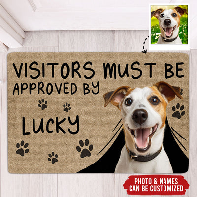 Approved By Pet Photo - Personalized Custom Doormat