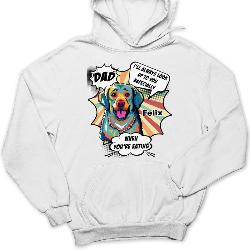 Pop Art Dogs Look Up To You - Personalized Custom Hoodie