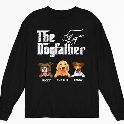 The Dog Father - Personalized Custom Long Sleeve T-shirt