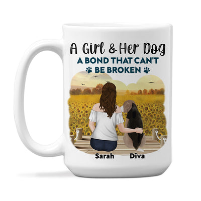 A Bond That Can't Be Broken - Personalized Custom Coffee Mug