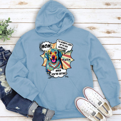 Pop Art Dogs Look Up To You - Personalized Custom Hoodie