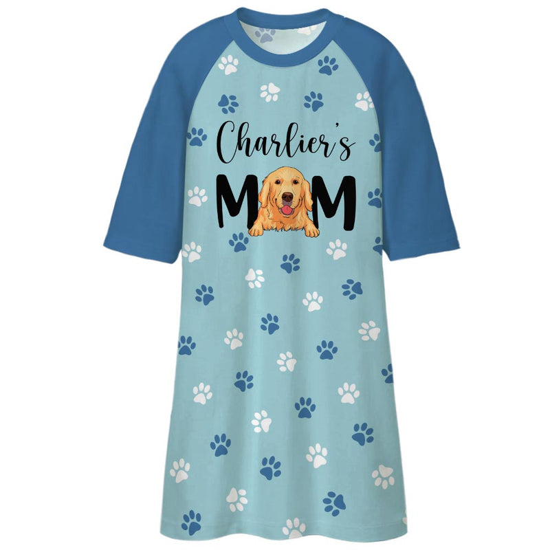 Dog Mom Basic - Personalized Custom 3/4 Sleeve Dress