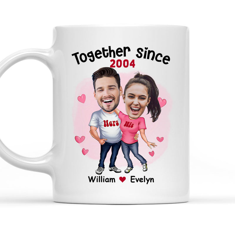 Together Since - Personalized Custom Coffee Mug