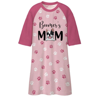 Dog Mom Basic - Personalized Custom 3/4 Sleeve Dress