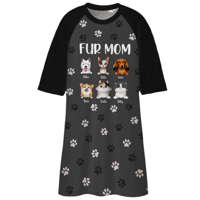 Dog Mom Basic - Personalized Custom 3/4 Sleeve Dress