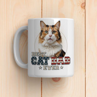 Custom Photo Ultimate Dog Cat Dad - Personalized Custom Coffee Mug