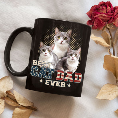 Custom Photo Ultimate Dog Cat Dad - Personalized Custom Coffee Mug