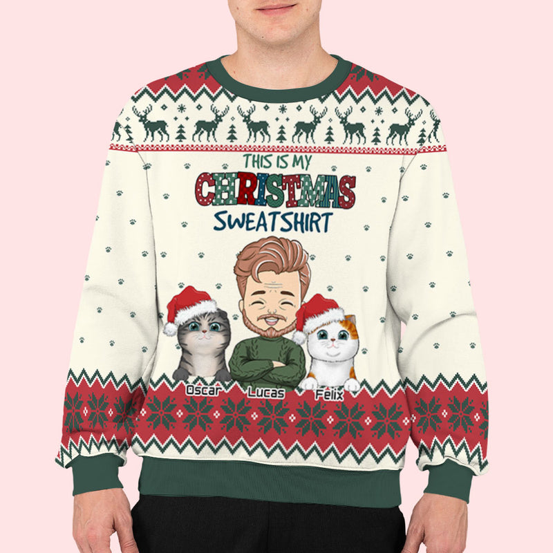 My Christmas Sweatshirt - Personalized Custom All-Over-Print Sweatshirt