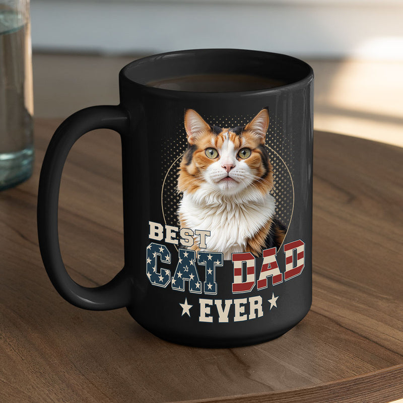 Custom Photo Ultimate Dog Cat Dad - Personalized Custom Coffee Mug