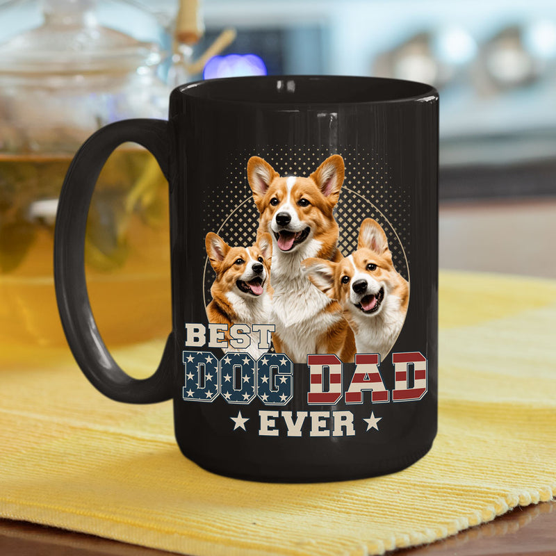 Custom Photo Ultimate Dog Cat Dad - Personalized Custom Coffee Mug