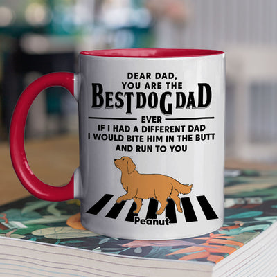 If We Had A Different Dad - Personalized Custom Accent Mug