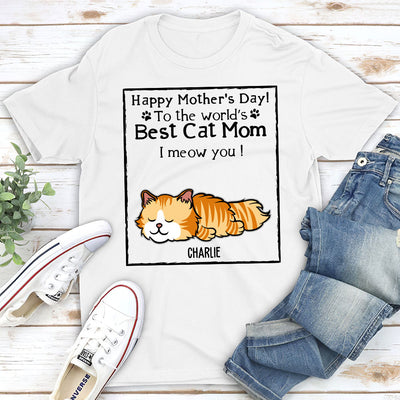 The Cat Mom Life - Personalized Custom Unisex T-shirt