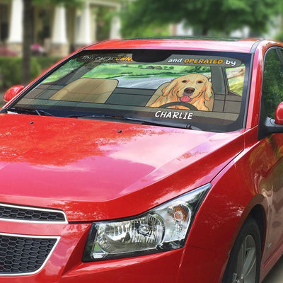 Life Is Better With Fur Babies Dog Cat - Personalized Car Sunshade