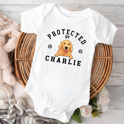 Protected By Pets - Personalized Custom Baby Onesie