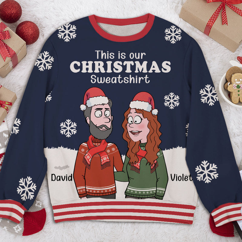 Ugly Christmas Sweatshirt - Personalized Custom All-Over-Print Sweatshirt