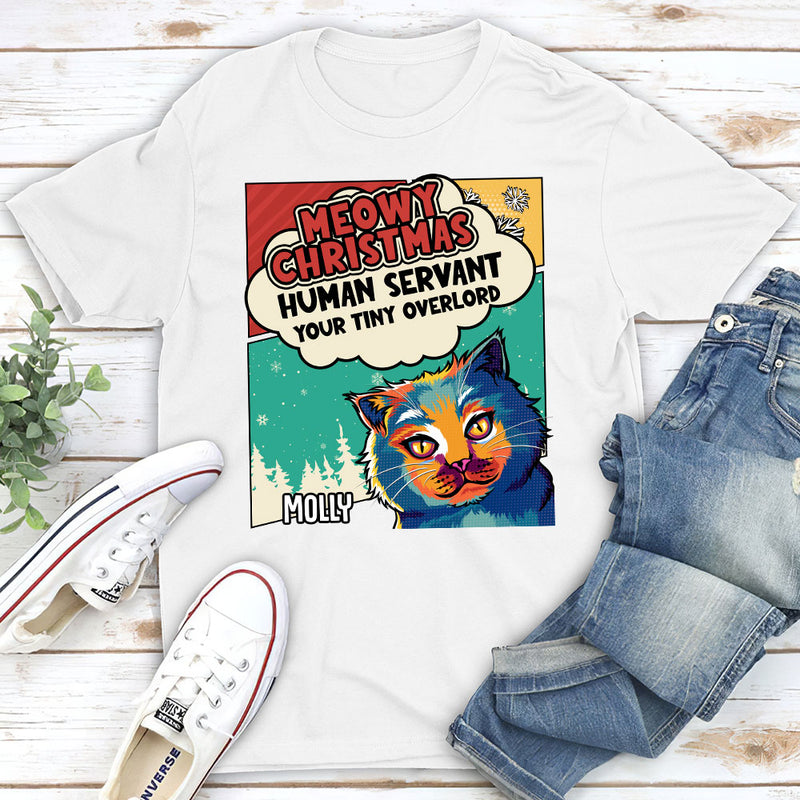 Merry Xmas Human Servant - Personalized Custom Unisex T-shirt