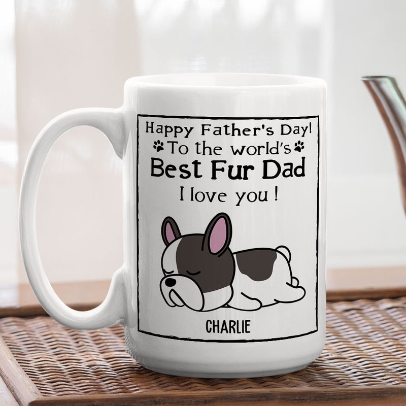 Best Fur Dad - Personalized Custom Coffee Mug