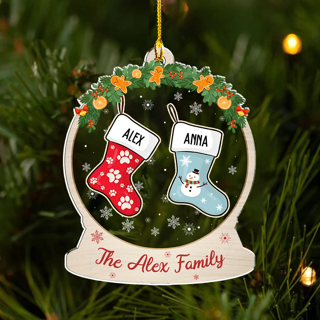 Funny Stockings - Personalized Custom Acrylic Ornament – PAWSIONATE