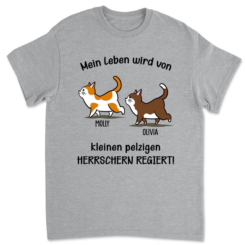 Mein Leben wird von - Personalisiertes Unisex T-Shirt