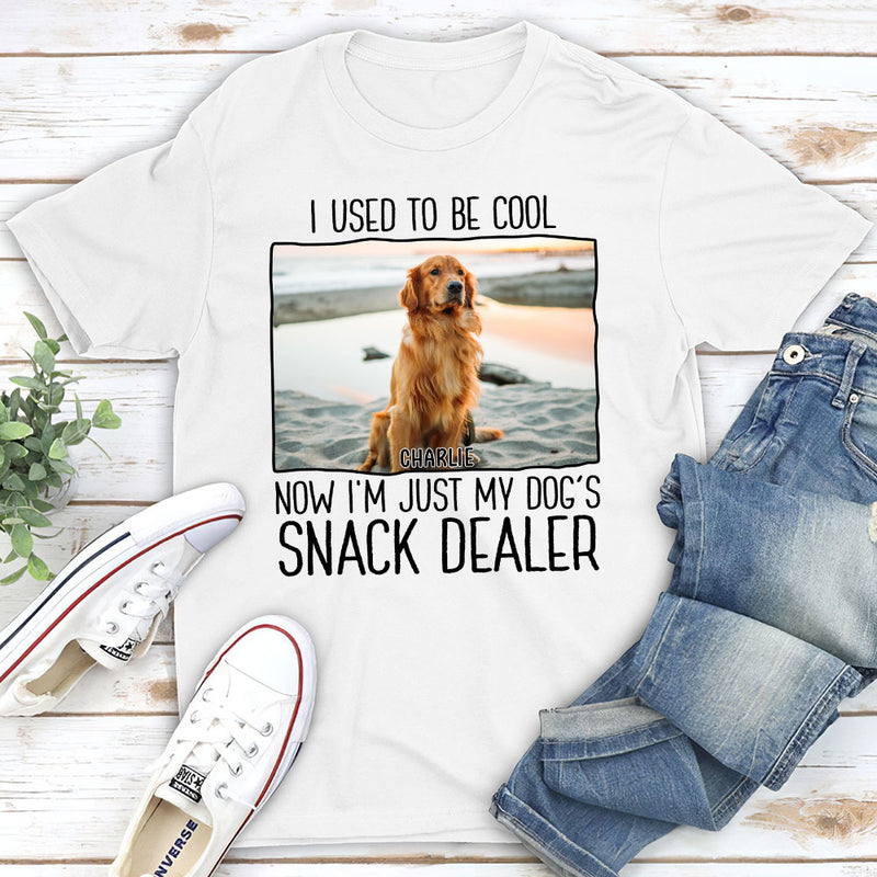 Just A Pet Snack Dealer Photo - Personalized Custom Unisex T-shirt