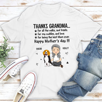 Thanks Mom - Personalized Custom Unisex T-shirt