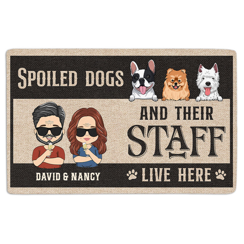 Pet And Staff - Personalized Custom Doormat