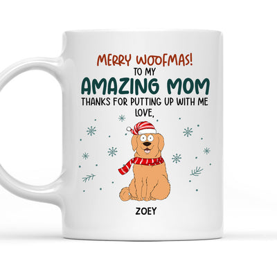 Funny Woofmas - Personalized Custom Coffee Mug