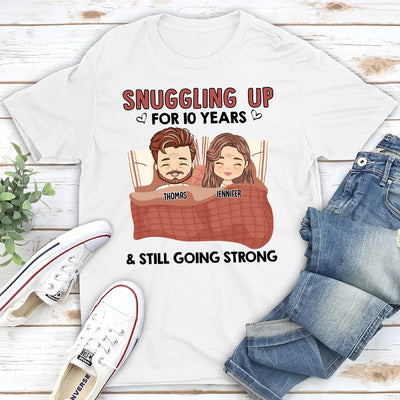 Snuggling Up - Personalized Custom Unisex T-shirt